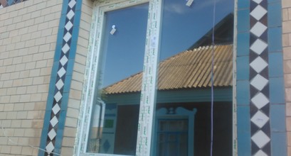 Монтаж вікон в с. Пахутинці Волочиського р - н.