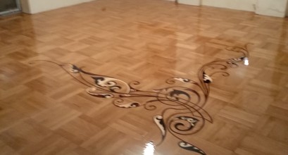 Шліфування лакування паркету 