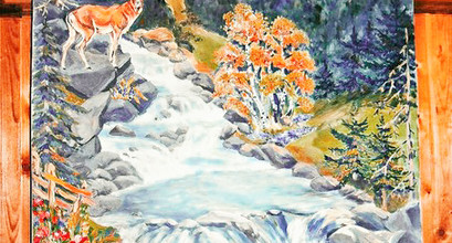 Гірська річка .