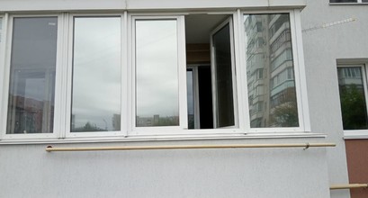 Бронювання вікон в оселі з тонуючою основою (срібло)