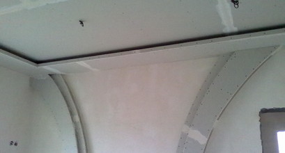 Гіпсокартонні роботи різної складноті монтажу.