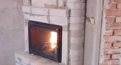 Камін з водяною рубашкою + радіатори + тепла підлога