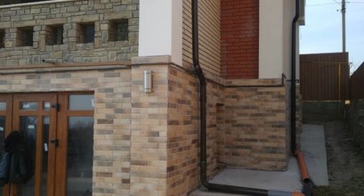 Фасадні роботи - облицювання плиткою
