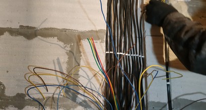 Монтаж електропроводки, 1-поверх