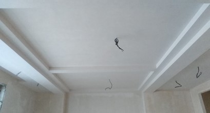 Стеля із г/к квартири 90м2
