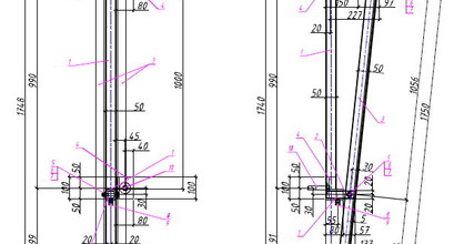 Конструкция крепления 3D панелей на фасаде здания