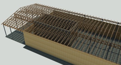 Разработка рабочих чертежей на склад