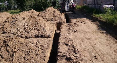 Будівництво фундаменту Деревач