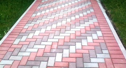 Укладка тротуарной плитки