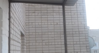 Індивідуальна криша в панельному будинку + Наварка по перилу