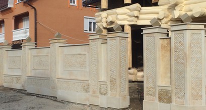 Забор из камня