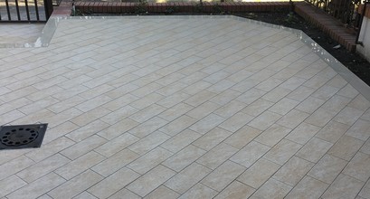 Укладка плитки терасса