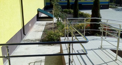 Пандус из нержавейки в городе Славянск