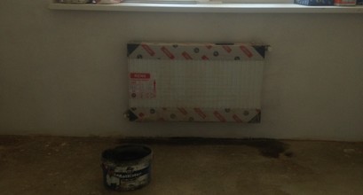 квартира новостройки установка батарей канализацый и воды хол.и гар.