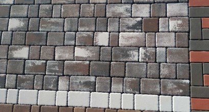 Уклака тротуарной плитки