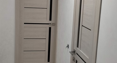 Монтаж 2 дверей з доборами.