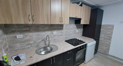 Збирання кухні, встановлення витяжки, плити, духовки,умивальника, крана, сифона, посудомийної машинки. Готова кухня під ключ