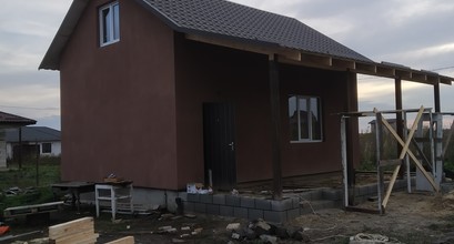Будівництво тераси та підшива з водосточкою