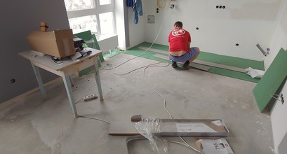 Укладка ламінату без порожків