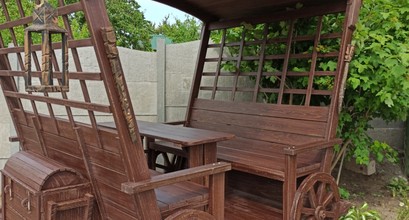 Беседка карета , размер по полу 2500х2000