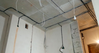 Прокладання електричної та слаботочної мереж