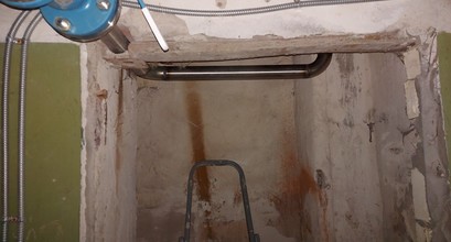 Монтаж стояков пожаротушения из нержавейки 