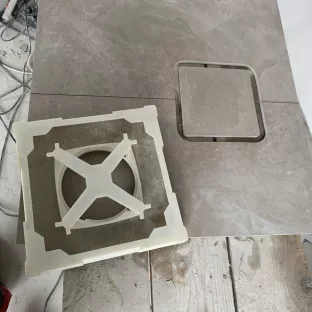 Витяжки, кнопки для зливу скритого монтажу