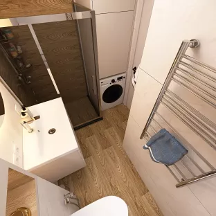 ЖК «Молодість», м. Ірпінь. Дизайн санвузла