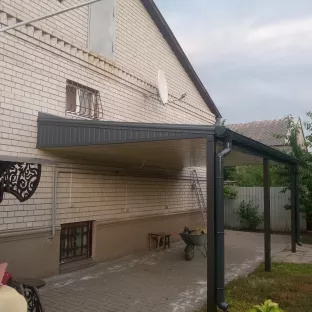 Навесы, ворота и СЕС.