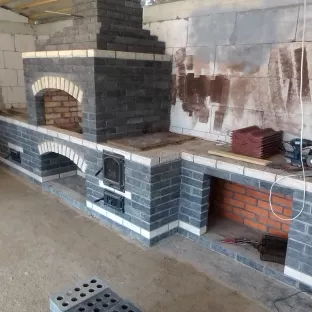 Кладка печей, камінів, барбекю